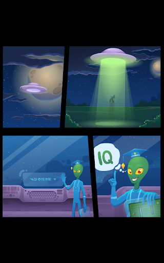 Android application Magnetic Puzzle -Alien IQ Test screenshort