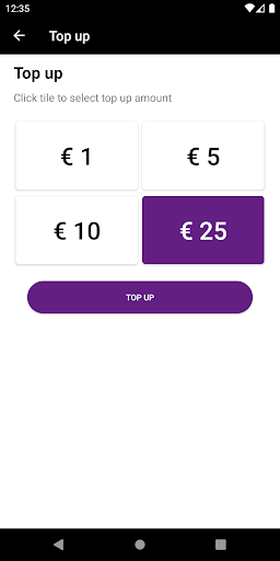 be•at cashless Screen 2