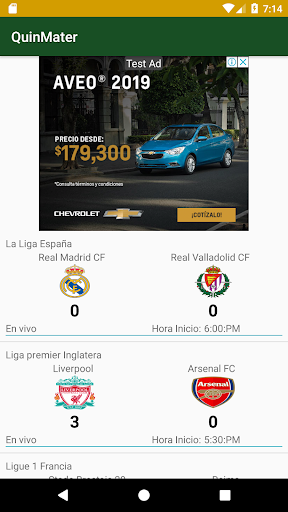 QuinMater (Football Pool) Screen 3