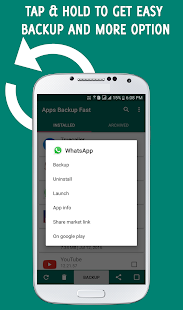 Apps Backup and Restore Screenshot