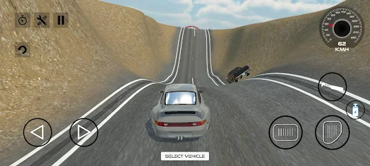 Road car crash game 3d