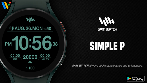 Android application SamWatch Simple P screenshort