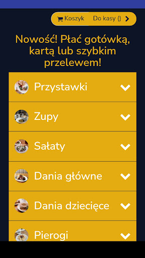 Android application Gwara na widelcu screenshort