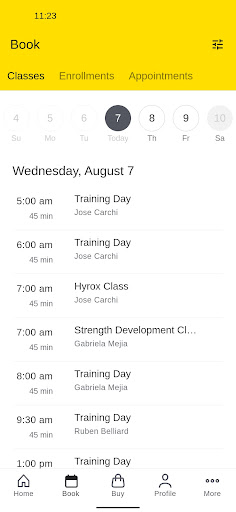 The Training Lab Screen 2