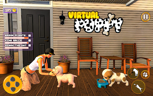 Virtual Pet Puppy 3D - Family Home Dog Care Game