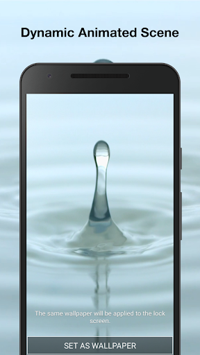 Water Drop Live Wallpaper Pro Screen 2