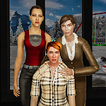 Cover Image of Unduh Virtual Sister Life Family Sim  APK