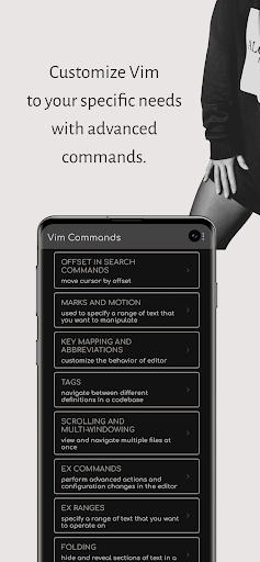 Vimcom - vim commands Screenshot 3 - AppWisp.com