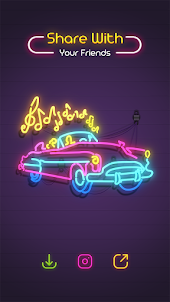 Neon - Relaxation art Game