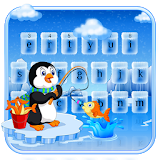 Ice Penguin Keyboard Theme icon