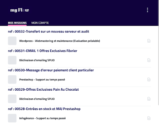 myFlow Screen 3