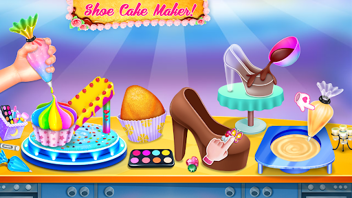 Android application Shoe Cake Maker - Cooking game screenshort