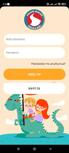 Android application Fehmi Irmak Okulları screenshort