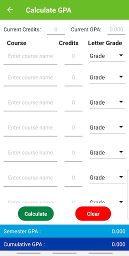 College GPA Calculator Screenshot 2 - AppWisp.com