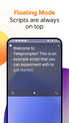 Teleprompter for Video Screen 2
