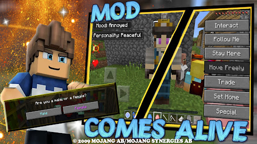 Villagers Family Mod for MCPE Screen 3