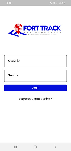 Android application Fort Track screenshort