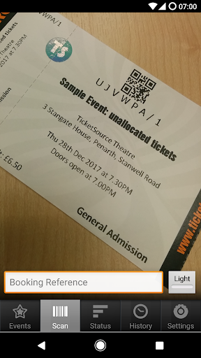 TicketSource Express Screen 2