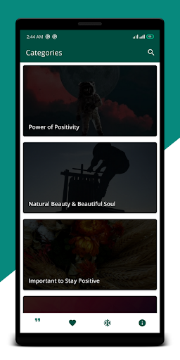 Android application PositivityBoost: Get Motivated screenshort