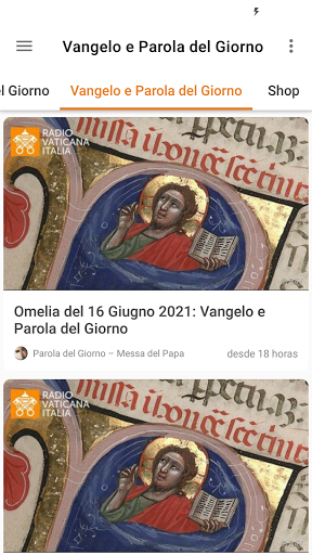 Android application Santo e Vangelo del Giorno screenshort