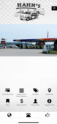Android application Hahn Oil Rewards screenshort