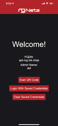 Android application RG Nets rXg IP Group Editor screenshort