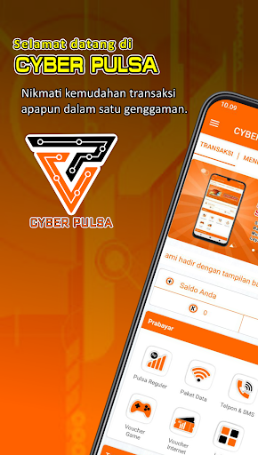 Android application Cyber Pulsa, Token Listrik, Ta screenshort