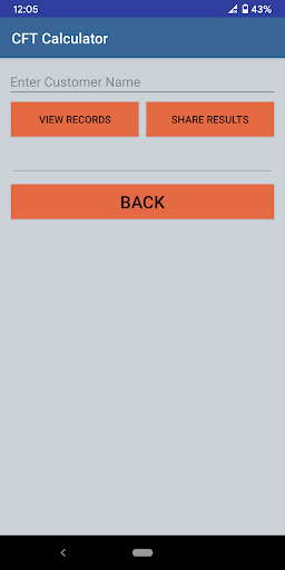 CFT calculator - cubic feet Screen 3