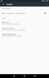 Speech Recognition & Synthesis Screenshot