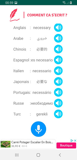 Comment ça sécrit?-Traduction Screen 3