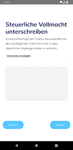 Flinktax Screen 2