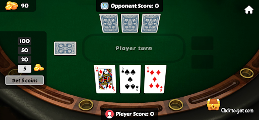 High Card Game Screen 3