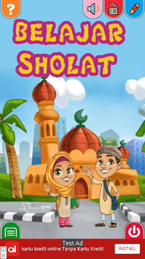 Android application Ayo Belajar Sholat screenshort