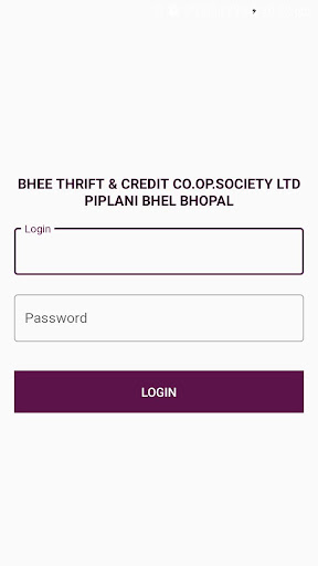 Android application BheeThriftSociety screenshort