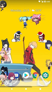 Akimeji: Shimeji, Chibis, Live Wallpaper over apps(圖6)-速報App