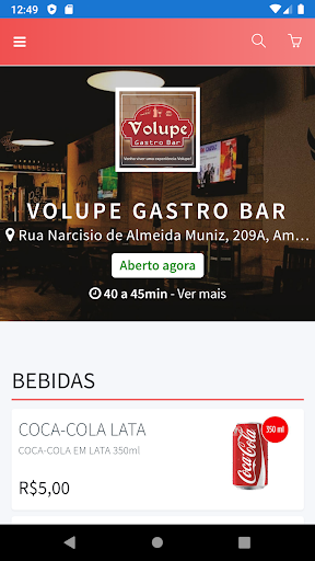Android application Volupe screenshort