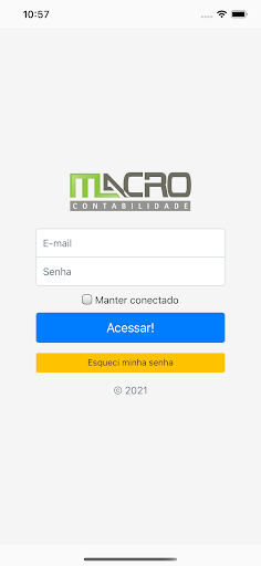 Android application Macro Contabilidade screenshort