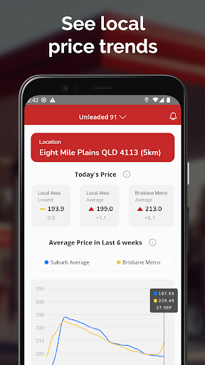 ServoTrack - Petrol Prices Screen 3