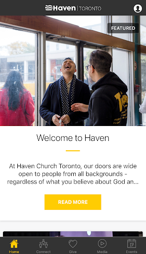 Android application Haven Church Toronto screenshort