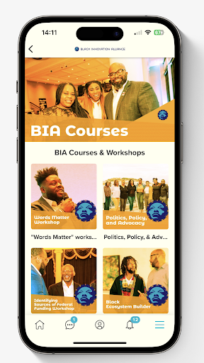 Android application Black Innovation Alliance screenshort