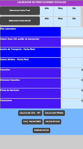 Liquidador de Prestaciones Soc Screen 3
