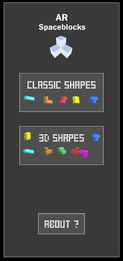 Android application AR Spaceblocks screenshort