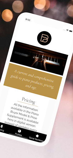 Piano Buyer Screen 2