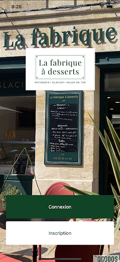 Android application La fabrique à desserts screenshort