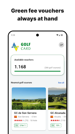Android application Albrecht Golf Card screenshort