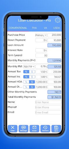 Loan Calc - Pro Screen 2