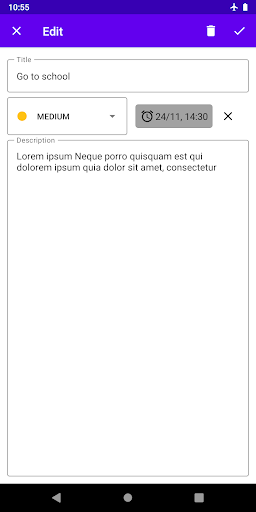TODO-er: Simple note, reminder Screen 2