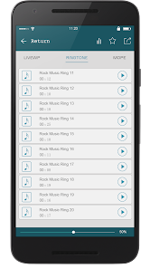 Captura 2 Rock Music Ringtones android