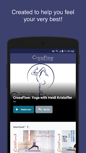 CrossFlow Yoga Screen 2