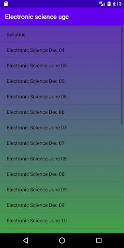 Electronic Science - UGC NET Screen 2